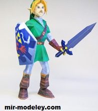 17301 the legend of zelda adult link ninjatoes iz bumagi razvertka shablon papercraft skachat besplatno mir bumazhnogo modelirovanija 0db04ff.jpg