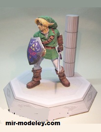 №17304 - Super Smash Bros. Melee Link (Ninjatoes) из бумаги — развертка (шаблон) papercraft скачать бесплатно | Мир бумажного моделирования