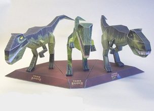 17332 tomb raider 1 3 t rexes ninjatoes iz bumagi razvertka shablon papercraft skachat besplatno mir bumazhnogo modelirovanija 90876fc.jpg