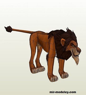 17341 shram iz korol lev kethellen iz bumagi razvertka shablon papercraft skachat besplatno mir bumazhnogo modelirovanija 7418337.jpg