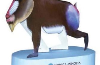 17354 mandril konica minolta iz bumagi razvertka shablon papercraft skachat besplatno mir bumazhnogo modelirovanija c480a7e.jpg