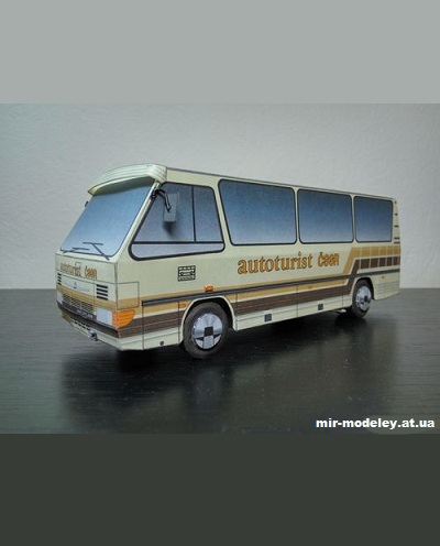 №1740 - Neoplan N 907 Clubliner (PMHT) из бумаги — развертка (шаблон) papercraft скачать бесплатно | Мир бумажного моделирования