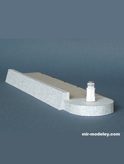 №17747 - Sea Wall (Paper Shipwright) из бумаги — развертка (шаблон) papercraft скачать бесплатно | Мир бумажного моделирования