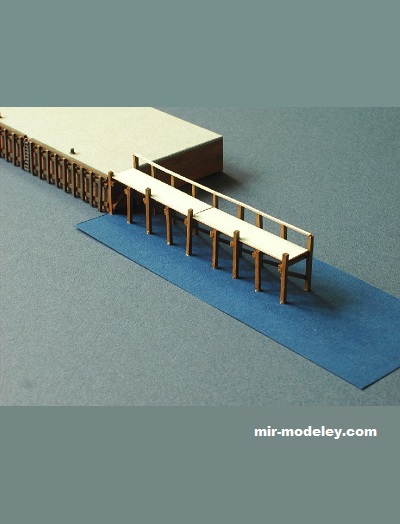 №17748 - Wooden Pier (Paper Shipwright) из бумаги — развертка (шаблон) papercraft скачать бесплатно | Мир бумажного моделирования