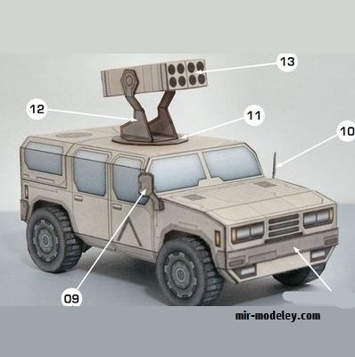 17805 m11 4x4 genet models iz bumagi razvertka shablon papercraft skachat besplatno mir bumazhnogo modelirovanija 9e59a26.jpg