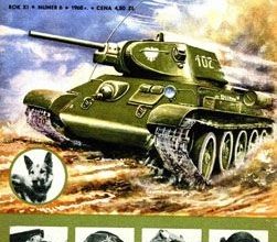 215 czolg t 3476 rudy maly modelarz 1968 06 iz bumagi razvertka shablon papercraft skachat besplatno mir bumazhnogo modelirovanija ae89720.jpg