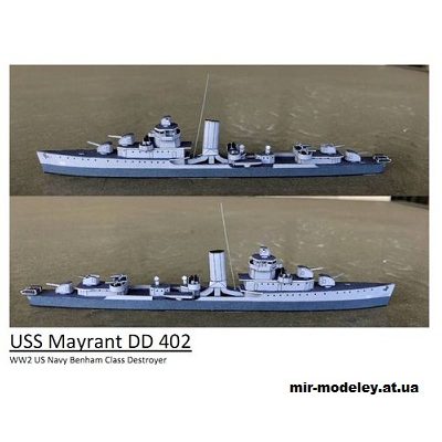223 eskadrennyj minonosec tipa benhem uss mayrant dd 402 uss mayrant dd 402 wayne mccullough iz bumagi razvertka shablon papercraft skachat bespl 796edde.jpg