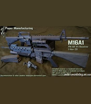2663 ar v4 m16a1 paper manufacturing iz bumagi razvertka shablon papercraft skachat besplatno mir bumazhnogo modelirovanija 944f487.jpg