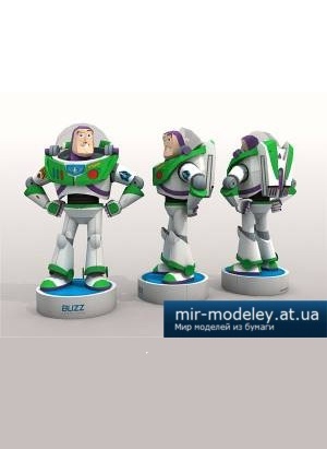 №4221 - Базз Лайтер / Buzz Lightyear (Paper-replika) из бумаги — развертка (шаблон) papercraft скачать бесплатно | Мир бумажного моделирования