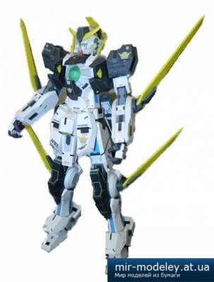 №4247 - Gundam Nadleeh Akwos (Paper-Replika) из бумаги — развертка (шаблон) papercraft скачать бесплатно | Мир бумажного моделирования