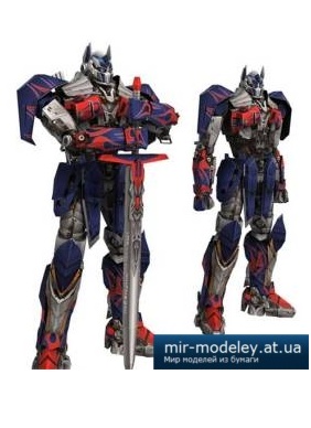 №4334 - Optimus Prime (Age of Extinction) (Рaper-replika) из бумаги — развертка (шаблон) papercraft скачать бесплатно | Мир бумажного моделирования