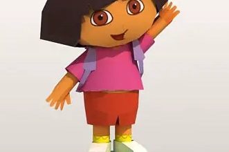 4417 dora the explorer paper replika iz bumagi razvertka shablon papercraft skachat besplatno mir bumazhnogo modelirovanija a200351.jpg