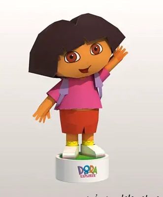 4417 dora the explorer paper replika iz bumagi razvertka shablon papercraft skachat besplatno mir bumazhnogo modelirovanija a200351.jpg