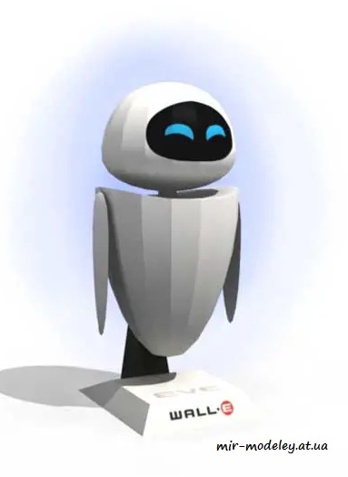 №4429 - EVE (Paper-Replika) из бумаги — развертка (шаблон) papercraft скачать бесплатно | Мир бумажного моделирования