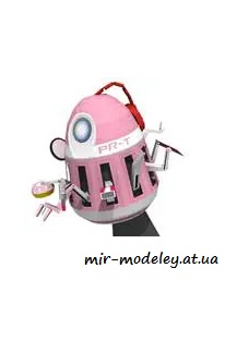 №4436 - PR-T (Paper-Replika) из бумаги — развертка (шаблон) papercraft скачать бесплатно | Мир бумажного моделирования
