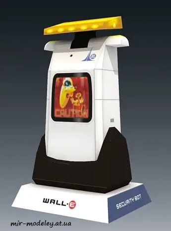 №4443 - Axiom Security Bot (Paper-Replika) из бумаги — развертка (шаблон) papercraft скачать бесплатно | Мир бумажного моделирования