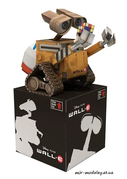 №4444 - WALL.E Theater Display Box (Paper-Replika) из бумаги — развертка (шаблон) papercraft скачать бесплатно | Мир бумажного моделирования