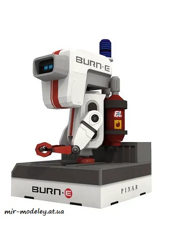 №4446 - BURN-E Paper Model (Paper-Replika) из бумаги — развертка (шаблон) papercraft скачать бесплатно | Мир бумажного моделирования