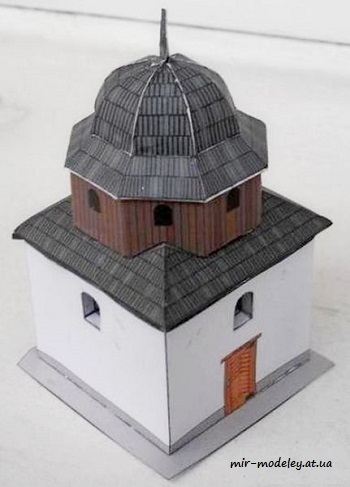 №4644 - Zvonice (Fifik) из бумаги — развертка (шаблон) papercraft скачать бесплатно | Мир бумажного моделирования