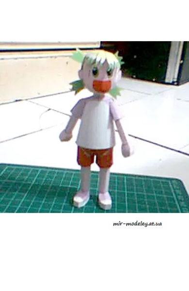№6403 - Yotsuba Manga Character (Paper-Replika) из бумаги — развертка (шаблон) papercraft скачать бесплатно | Мир бумажного моделирования