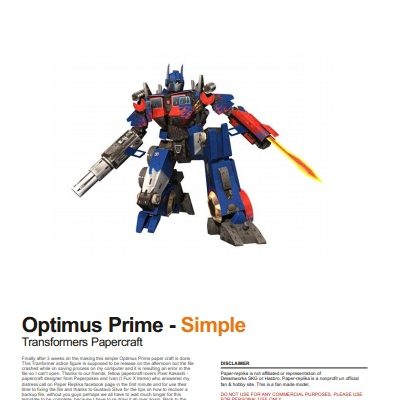 6451 optimus prime simplified version paper replika iz bumagi razvertka shablon papercraft skachat besplatno mir bumazhnogo modelirovanija d2d2eb0.jpg