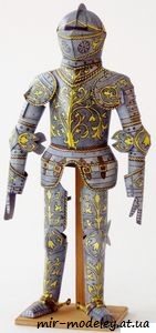 №6537 - Brneni rytire Vitka (ABC 1983-9) из бумаги — развертка (шаблон) papercraft скачать бесплатно | Мир бумажного моделирования