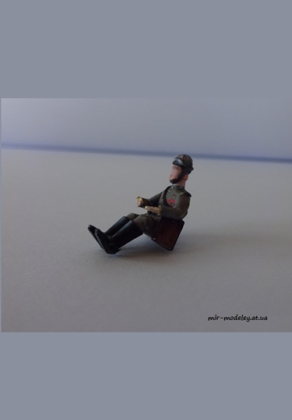 №6578 - Советский пилот (Перекрас GPM Kartonowka) из бумаги — развертка (шаблон) papercraft скачать бесплатно | Мир бумажного моделирования