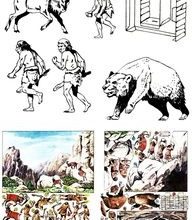 6663 neandertalsti lovci abc 91986 iz bumagi razvertka shablon papercraft skachat besplatno mir bumazhnogo modelirovanija 3adbdc0.jpg