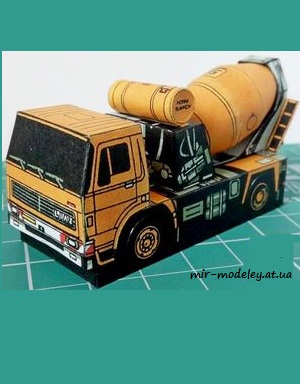 №7487 - LIAZ ADM 337 (ABC 92-21 ) из бумаги — развертка (шаблон) papercraft скачать бесплатно | Мир бумажного моделирования