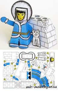 №7773 - Eskymak (ABC 2002-03) из бумаги — развертка (шаблон) papercraft скачать бесплатно | Мир бумажного моделирования