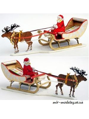 7867 rozhdestvenskie sani s santa klausom vaacutenocniacute sprezeniacute santa klause abc 242004 iz bumagi razvertka shablon papercraft skach 4ac1bb5.jpg