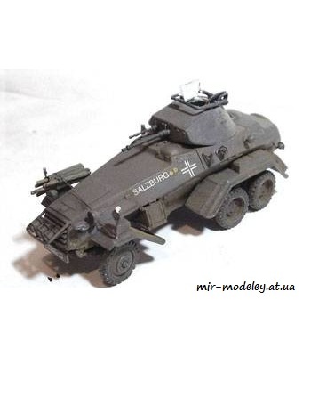 №789 - Бронеавтомобиль SdKfz 231 (Kampffileger) из бумаги — развертка (шаблон) papercraft скачать бесплатно | Мир бумажного моделирования