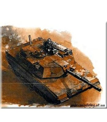 803 m1 abrams levsha 1997 04 iz bumagi razvertka shablon papercraft skachat besplatno mir bumazhnogo modelirovanija 04eede3.jpg