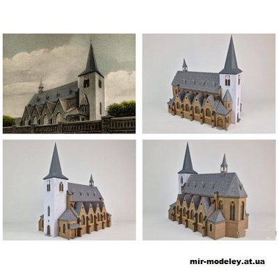 921 cerkov svjatogo lavrentija 1960 goda kirche st laurentius anno 1960 mondorfer bastelbogen iz bumagi razvertka shablon papercraft skachat besp 3b81551.jpg