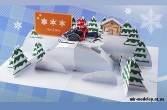 9217 dashing through the snow on a snowmobile yamaha motor iz bumagi razvertka shablon papercraft skachat besplatno mir bumazhnogo modelirovanija a4f2e83.jpg