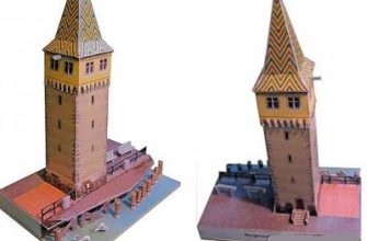 9238 der mangenturm alter leuchtturm in lindau bodensee dieter welz ausschneide bogen 07 iz bumagi razvertka shablon papercraft skachat besplatno db84621.jpg