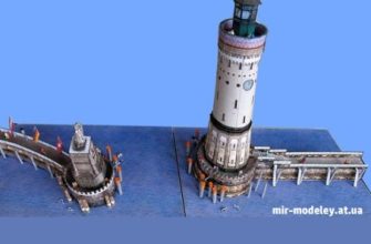 9258 majak i statuja lva v portu lindau leuchtturm loumlwe in lindau dieter welz ausschneide bogen 27 iz bumagi razvertka shablon papercraft skac 94d8961.jpg