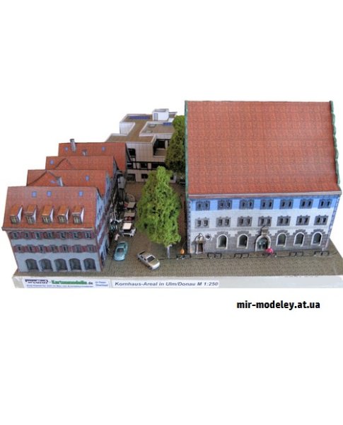 №9269 - Ансамбль старого города в Ульме / Altstadt-Ensemble Ulm/Donau (Dieter Welz / Ausschneide Bogen 38) из бумаги — развертка (шаблон) papercraft скачать бесплатно | Мир бумажного моделирования
