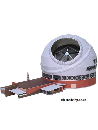 №9354 - Тридцатиметровый телескоп / Thirty Meter Telescope (Canon) из бумаги — развертка (шаблон) papercraft скачать бесплатно | Мир бумажного моделирования