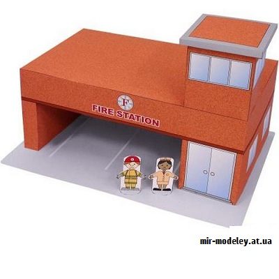 9455 fire station canon iz bumagi razvertka shablon papercraft skachat besplatno mir bumazhnogo modelirovanija bcb8ae1.jpg