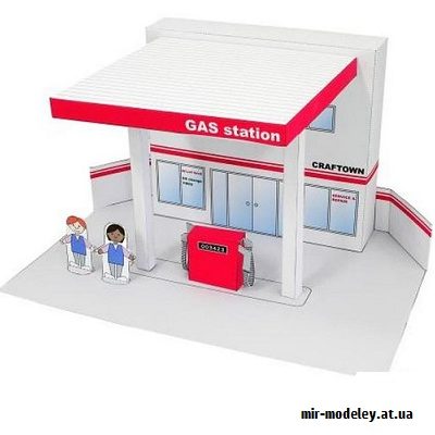 9468 gas station canon iz bumagi razvertka shablon papercraft skachat besplatno mir bumazhnogo modelirovanija 96c62fc.jpg