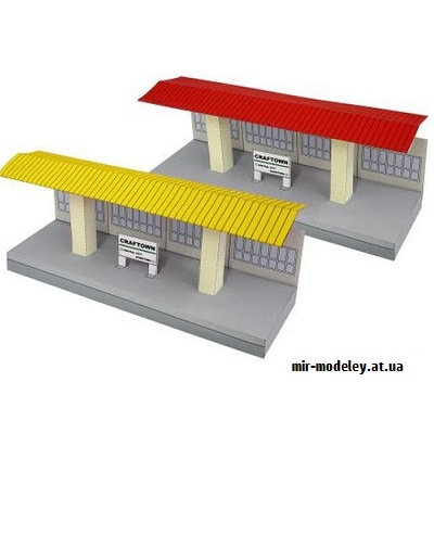 №9496 - Platform (Canon) из бумаги — развертка (шаблон) papercraft скачать бесплатно | Мир бумажного моделирования