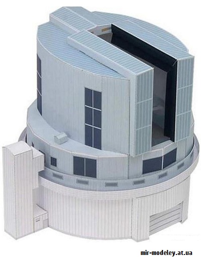 №9650 - Subaru Telescope (Canon) из бумаги — развертка (шаблон) papercraft скачать бесплатно | Мир бумажного моделирования