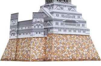 9661 himeji castle japan mini version canon iz bumagi razvertka shablon papercraft skachat besplatno mir bumazhnogo modelirovanija d54368a.jpg