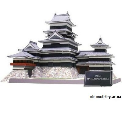 9686 matsumoto castle japan canon iz bumagi razvertka shablon papercraft skachat besplatno mir bumazhnogo modelirovanija df9980a.jpg