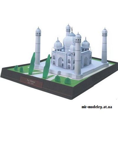 №9691 - Taj Mahal, India (Canon) из бумаги — развертка (шаблон) papercraft скачать бесплатно | Мир бумажного моделирования