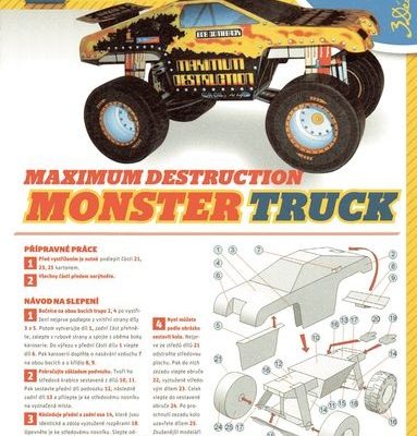 981 monster truck maximum destruction abc 82015 iz bumagi razvertka shablon papercraft skachat besplatno mir bumazhnogo modelirovanija 18d3b16.jpg