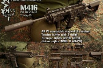982 hk416 m416 paper manufacturing iz bumagi razvertka shablon papercraft skachat besplatno mir bumazhnogo modelirovanija 62a8fe0.jpg