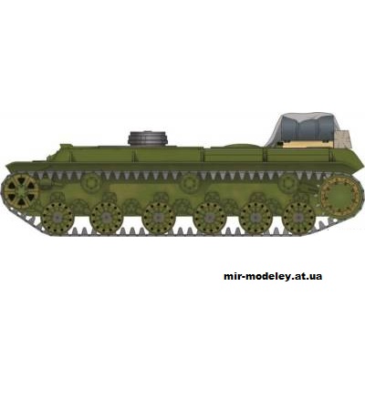 №1047 - Танк PZ KPFW 754 R (Bestpapermodels) из бумаги — развертка (шаблон) papercraft скачать бесплатно | Мир бумажного моделирования