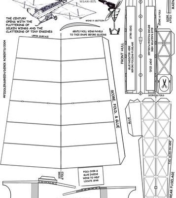 10547 legkij samolet antuanett antoinette fiddlers green iz bumagi razvertka shablon papercraft skachat besplatno mir bumazhnogo modelirovanija edf63c2.jpg